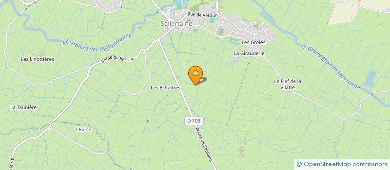 localisation de l'entreprise EURL MILLOT à SALLERTAINE