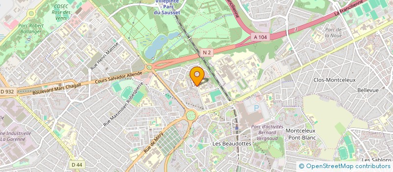 localisation de l'entreprise EURL MILOSEVIC à AULNAY-SOUS-BOIS