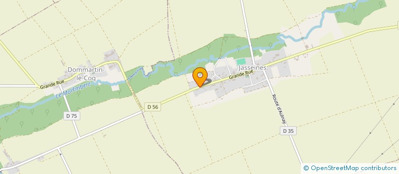 localisation de l'entreprise EURL MILOT  JASSEINES