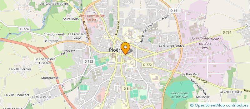 localisation de l'entreprise EURL MILOUX FRANCK à PLOERMEL