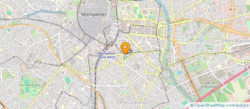 localisation de l'entreprise EURL MINA INSTITUT à MONTPELLIER