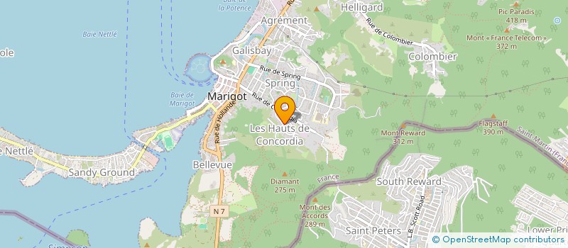 localisation de l'entreprise EURL MINGO CONSTRUCTION  SAINT-MARTIN