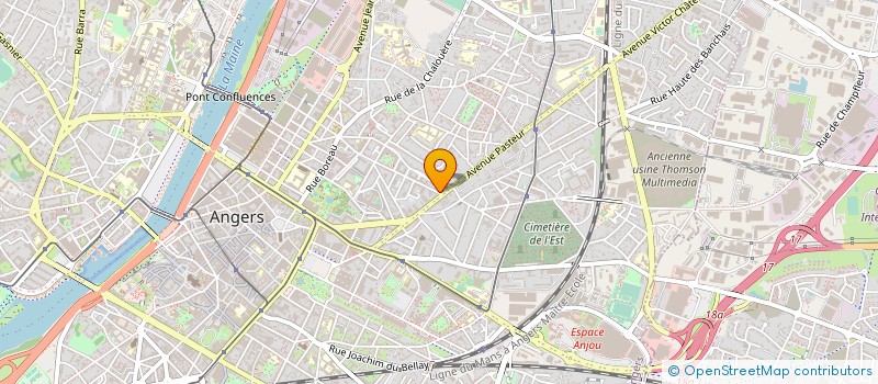 localisation de l'entreprise EURL MINON à ANGERS