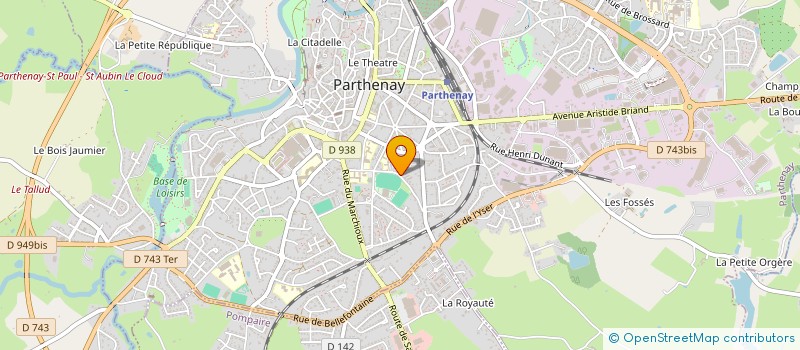 localisation de l'entreprise EURL MIOT ALAIN à PARTHENAY
