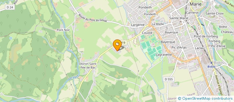 localisation de l'entreprise EURL MIRANDE  OLORON-SAINTE-MARIE