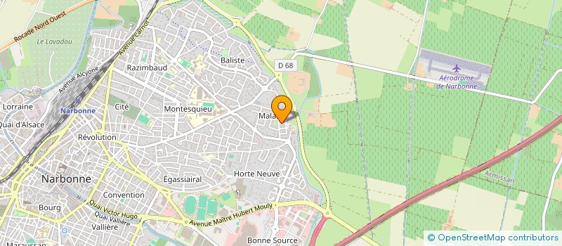 localisation de l'entreprise EURL MIRAVA FILS  NARBONNE