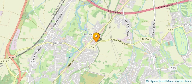 localisation de l'entreprise EURL MIROITERIE D'ECOGLASS à JUILLAN