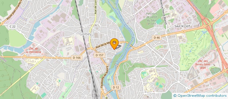 localisation de l'entreprise EURL MIRRA-COSMETIQUES  GOLBEY