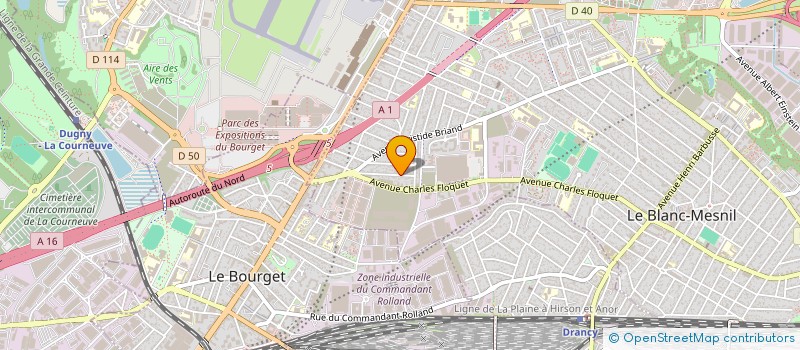 localisation de l'entreprise EURL MJS ELECTRICITE à LE BLANC-MESNIL
