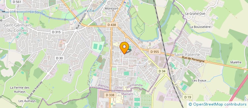 localisation de l'entreprise EURL MK MACONNERIE à ALENCON