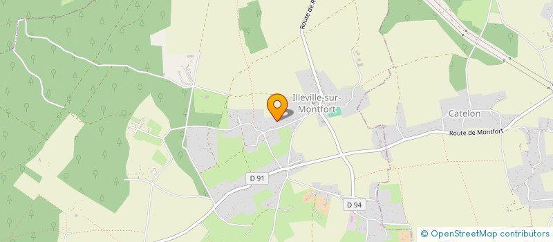 localisation de l'entreprise EURL MKTP BATIMENT à ILLEVILLE-SUR-MONTFORT