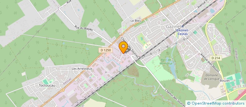 localisation de l'entreprise EURL ML SERRURERIE à CESTAS