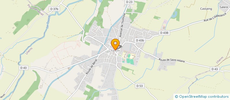 localisation de l'entreprise EURL ML TOURNEFEUILLE à LHERM