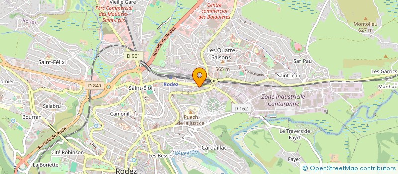localisation de l'entreprise EURL MLA à RODEZ