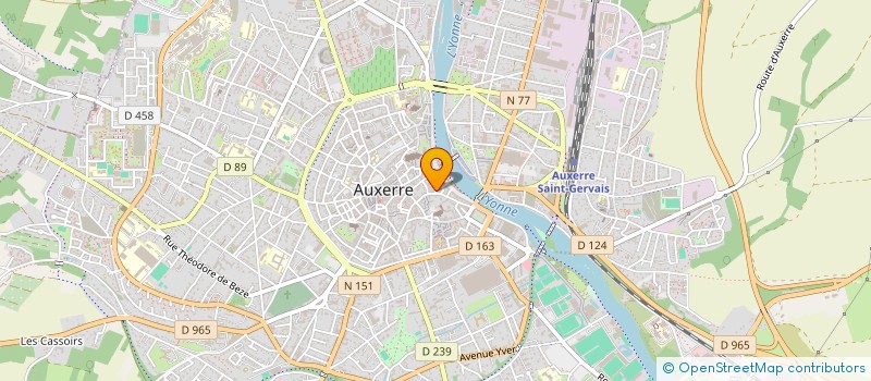 localisation de l'entreprise EURL MMH à AUXERRE