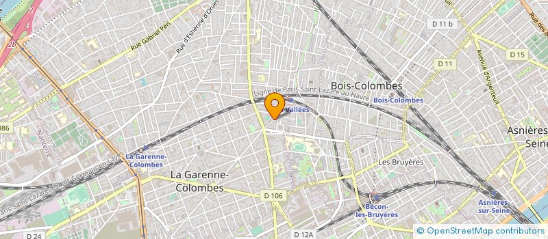 localisation de l'entreprise EURL MO'TIF à LA GARENNE-COLOMBES