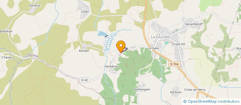 localisation de l'entreprise EURL MODA à LA FEUILLEE
