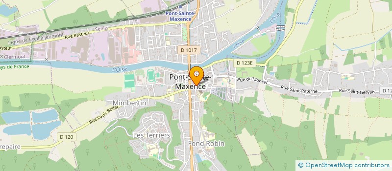 localisation de l'entreprise EURL MOIZ  PONT-SAINTE-MAXENCE