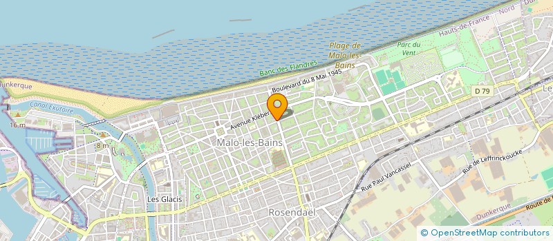 localisation de l'entreprise EURL MON BOUCHER à DUNKERQUE