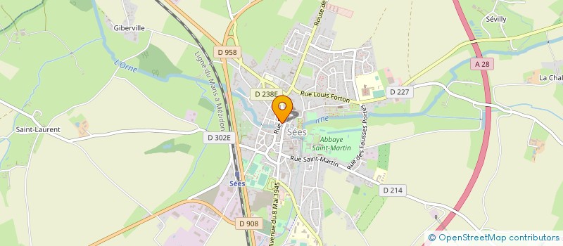 localisation de l'entreprise EURL MONALISA à SEES