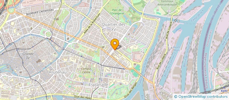 localisation de l'entreprise EURL MONALISA à STRASBOURG