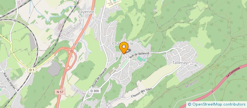 localisation de l'entreprise EURL MONDIAL CHARPENTE  CHATILLON-LE-DUC