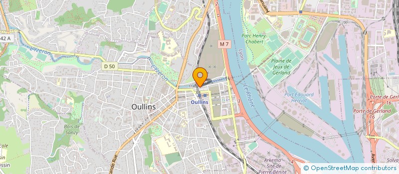 localisation de l'entreprise EURL MONDIAL DES SOCIETES à OULLINS-PIERRE-BENITE