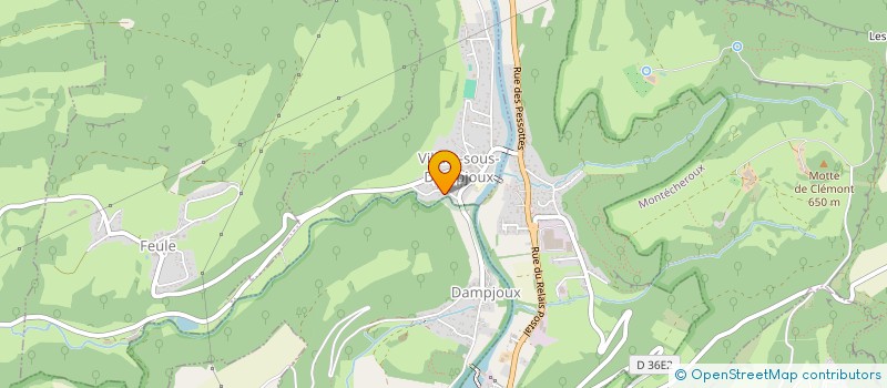 localisation de l'entreprise EURL MONNET MORGAN  VILLARS-SOUS-DAMPJOUX