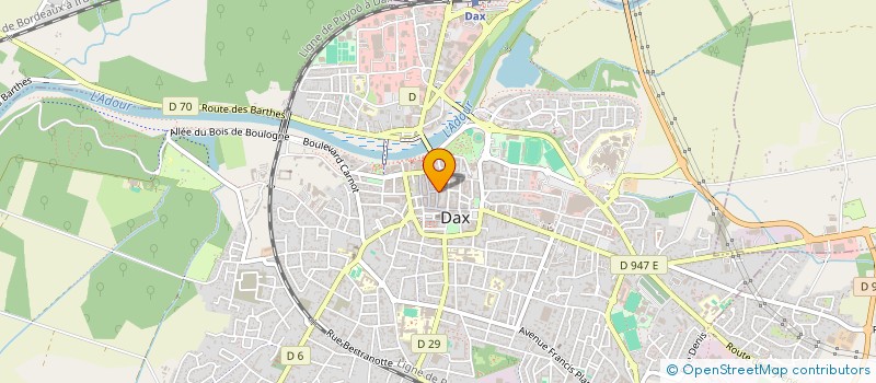 localisation de l'entreprise EURL MONTEFIORE à DAX