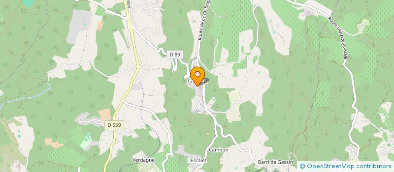 localisation de l'entreprise EURL MONTES PROPRIETE  LA CROIX-VALMER