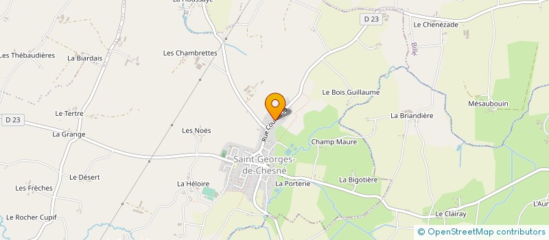 localisation de l'entreprise EURL MONTHORIN à RIVES-DU-COUESNON