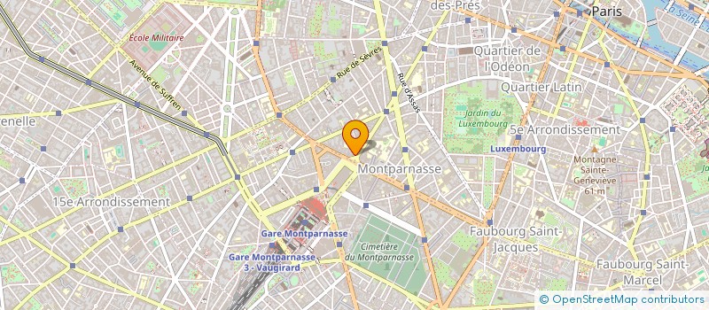 localisation de l'entreprise EURL MONTPARNASSE  PARIS