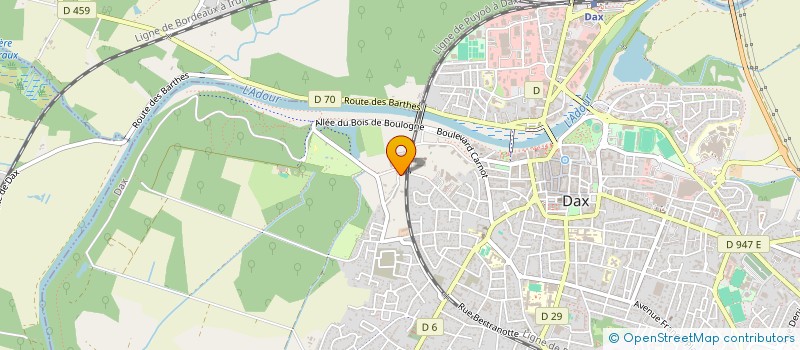 localisation de l'entreprise EURL MORENO RESTAURATION à DAX
