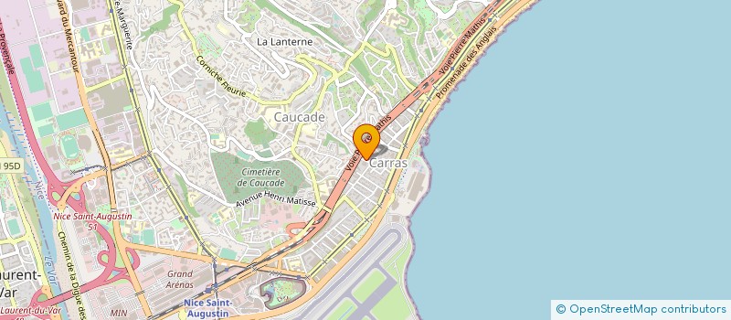 localisation de l'entreprise EURL MORGANE à NICE