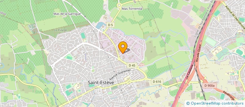 localisation de l'entreprise EURL MORIANA CONTROLE  SAINT-ESTEVE