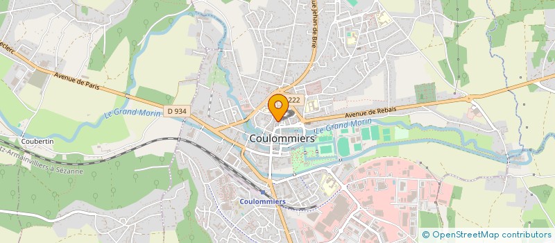 localisation de l'entreprise EURL MORIN BAGAGES à COULOMMIERS