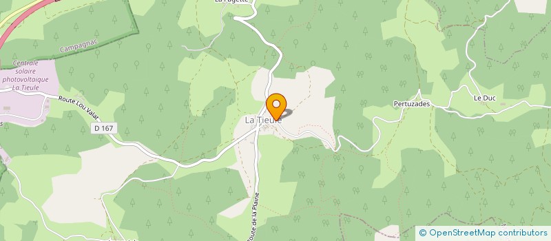 localisation de l'entreprise EURL MORIN GAEL  LA TIEULE