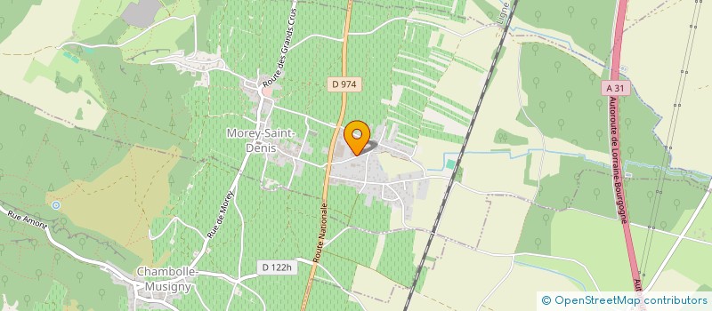 localisation de l'entreprise EURL MORISOT PLOMBERIE  MOREY-SAINT-DENIS