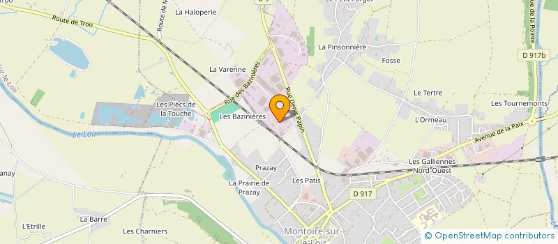 localisation de l'entreprise EURL MORLAT DAMIEN  MONTOIRE-SUR-LE-LOIR