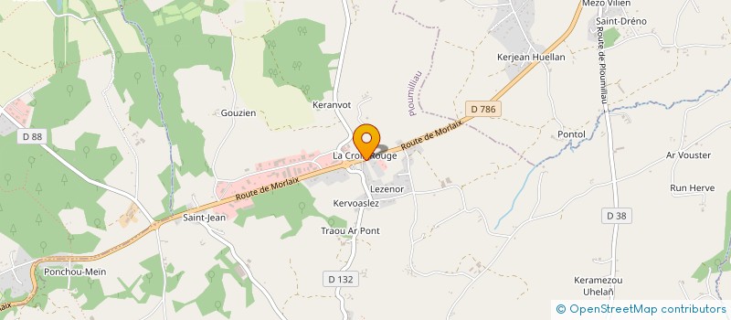 localisation de l'entreprise EURL MORO  PLOUMILLIAU