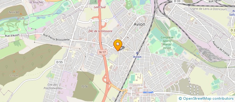 localisation de l'entreprise EURL MORTREUX à AVION