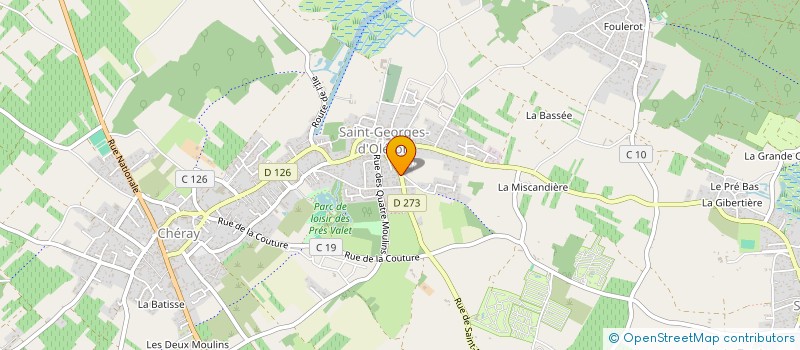 localisation de l'entreprise EURL MOTEL SAINT GEORGES à SAINT-GEORGES-D'OLERON