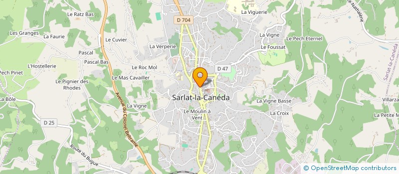 localisation de l'entreprise EURL MOULINET JEAN  SARLAT-LA-CANEDA