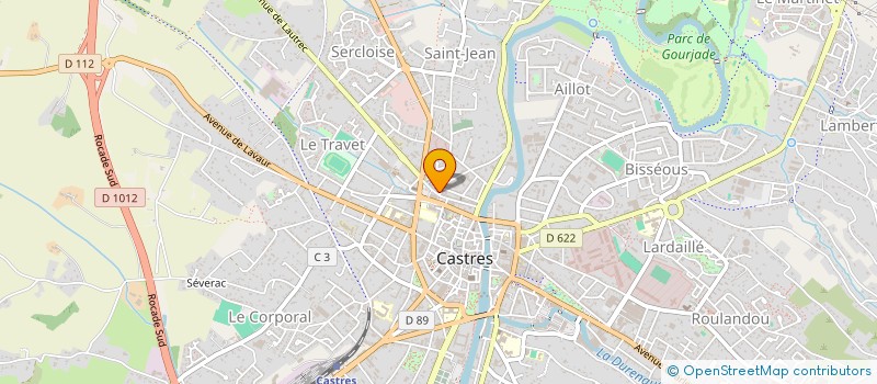 localisation de l'entreprise EURL  MOULINIER VIRGINIE  CASTRES