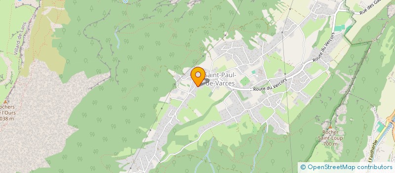 localisation de l'entreprise EURL MOURTIER DAVID  SAINT-PAUL-DE-VARCES