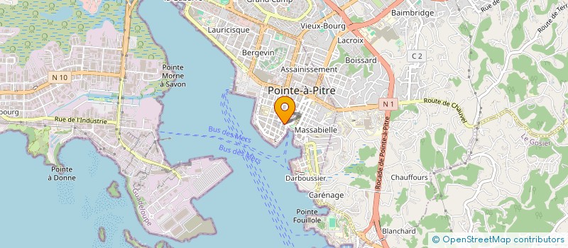 localisation de l'entreprise EURL MULTI-SERVICES LEONARD à POINTE-A-PITRE