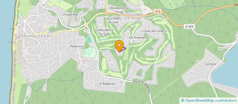 localisation de l'entreprise EURL MULTI SERVICES OCEAN  LACANAU