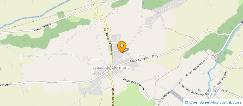 localisation de l'entreprise EURL MUNOZ TAB CONSTRUCTIONS  LABASTIDE-CLERMONT