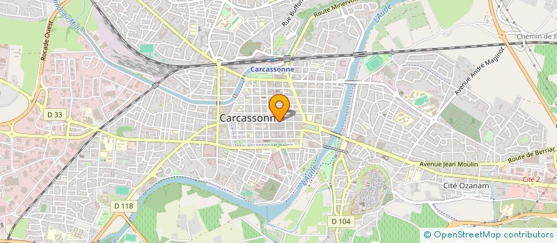 localisation de l'entreprise EURL MURIEL CHAUSSURES JULIEN LAMBERT à CARCASSONNE