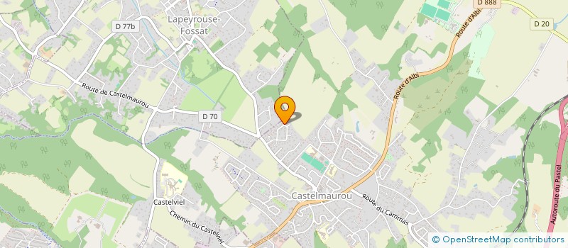 localisation de l'entreprise EURL MURIEL CHIRCEN  CASTELMAUROU